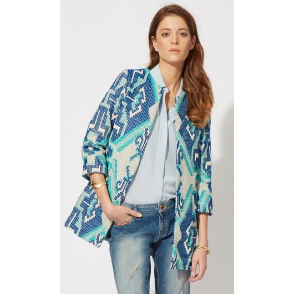 Jacket jacquard Maje